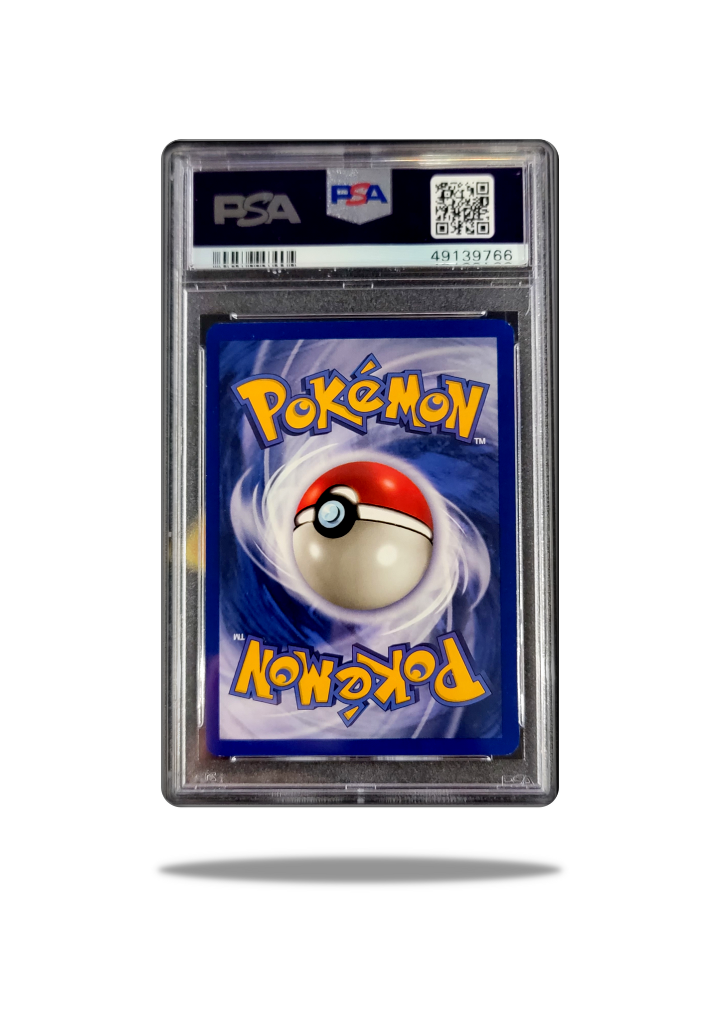 Back of the 2002 Gyarados card (Card Number: 6/102) from the Legendary Collection, graded PSA 8