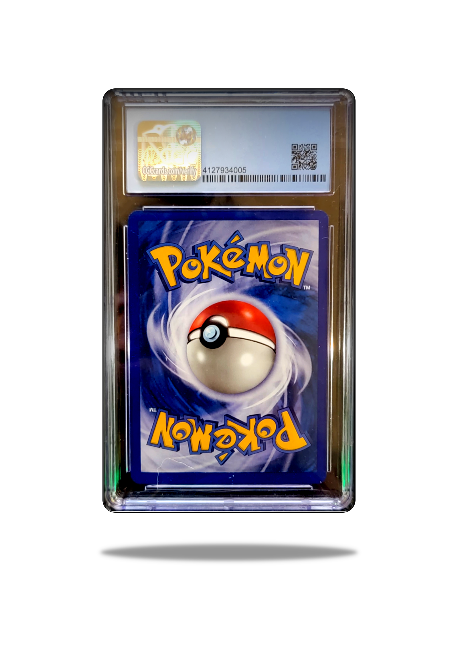 Back of the Zapdos card (Card Number: 2/110) from the Legendary bird lot/collection, graded CGC 9
